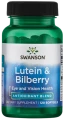 Lutein &amp; Bilberry - Luteina &amp; Borówka 120kaps, Swanson