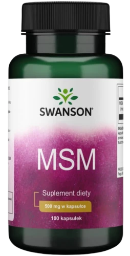 MSM 500mg 100 kaps, Swanson