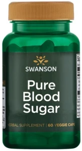 Swanson Pure Blood Sugar 60 kapsułek - Prawidłowy Poziom Cukru we Krwi
