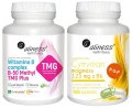 Zestaw Witamina B-50 complex Methyl TMG 100 kaps + Cytrynian Magnezu 125 mg z B6 (P-5-P) 100 kaps VEGE Aliness