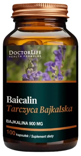 Baikalina Tarczyca Bajkalska 500mg 100 kapsułek, Doctor Life