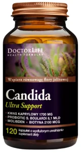 Doctor Life Candida Ultra Support 120 kapsułek - Mikroflora Jelitowa Układ Pokarmowy