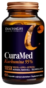 Doctor Life CuraMed 720mg - Kurkumina 95% 60 kapsułek - Stawy Mięśnie Przeciwzapalne