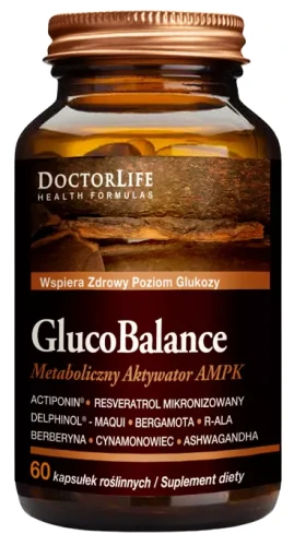 GlucoBalance 60 kap z Kwasem R-ALA, Doctor Life