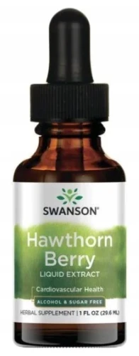 Hawthorn Berry KROPLE - Głóg owoc, liść i kwiat liquid ekstrakt 29,6ml, Swanson