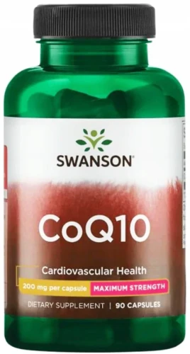 CoQQ10 - Koenzym Q10 200mg 90 kaps, Swanson