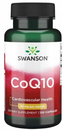 CoQ10 - Koenzym Q10 30mg 120 kaps, Swanson