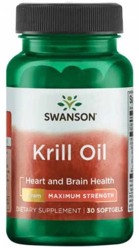 Krill Oil - maksymalna moc 1000mg, Swanson