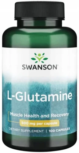 L-Glutamine - L-Glutamina 500mg 100 kaps, Swanson