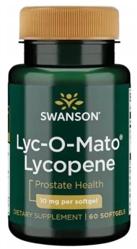 Lyc-O-Mato Lycopene - Likopen 10mg 60sgels, Swanson