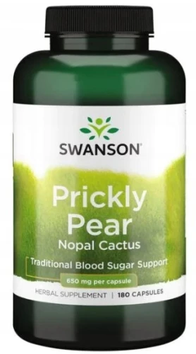 Prickly Pear - Opuncja 650mg 180kaps, Swanson