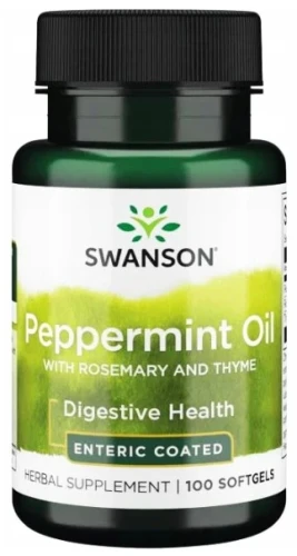 Peppermint Oil with Rosemary and Thyme 100kaps, Swanson