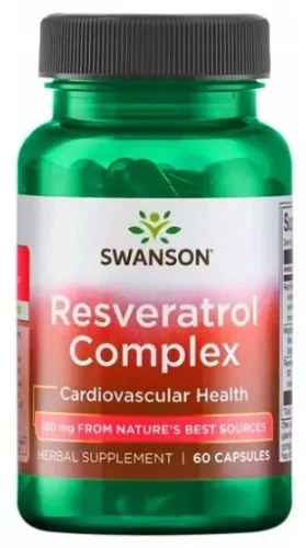 Resveratrol Complex 180mg 60kaps, Swanson