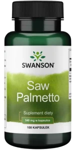Swanson Saw Palmetto - Palma Sabałowa 540mg 100 kapsułek - Prostata Układ Moczowy Cholesterol