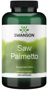 Swanson Saw Palmetto - Palma Sabałowa 540mg 250 kapsułek - Prostata Układ Moczowy Cholesterol