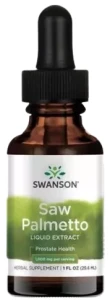 Swanson Saw Palmetto - Palma Sabałowa Liquid Extract 29,6ml - Układ Moczowy Prostata Cholesterol