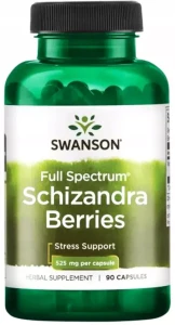 Swanson Schizandra Berries - Cytryniec chiński 90 kapsułek - Pamięć Umysł Wydolność