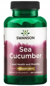 Swanson Sea Cucumber - Ogórek morski 500 mg 100 kapsułek - Stawy Kości Krążenie Trawienie