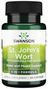 Swanson St. John's Wort 60 kapsułek - Nastrój Samopoczucie Relaks Spokój