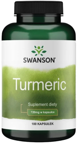 Turmeric 720mg 100kaps, Swanson