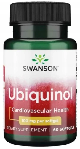 Ubiquinol 100mg 60sgels, Swanson