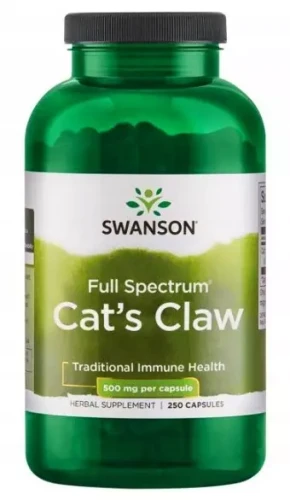 Cat's Claw 500mg 250 kaps, Swanson