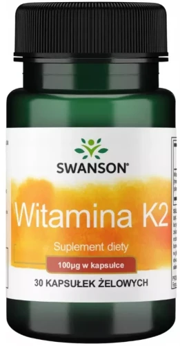 Witamina K2 100mcg 30 kaps, Swanson