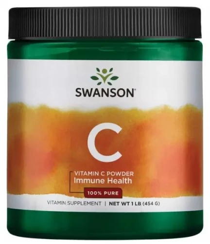 Witamina C Powder - Witamina C Proszek 100% czystości 454g, Swanson