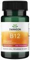 B12 Witamina B-12 smak truskawkowy 1000mcg 100 do ssania, Swanson