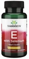 E with Selenium - Witamina E &amp; Selen 90kaps, Swanson