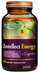 Doctor Life Intellect Energy 60 kapsułek - Pamięć Umysł Mózg Komórki Nerwowe