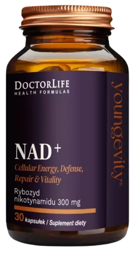 NAD+ Rybozyd nikotynamidu 300mg 30kap, Doctor Life
