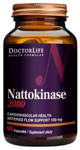 Doctor Life Nattokinase 100 mg 90 kapsułek - Serce Cholesterol Układ Krążenia Ciśnienie