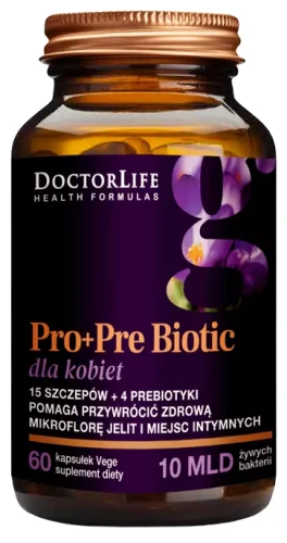 Pro+Pre Biotic Dla Kobiet 60 kaps, Doctor Life