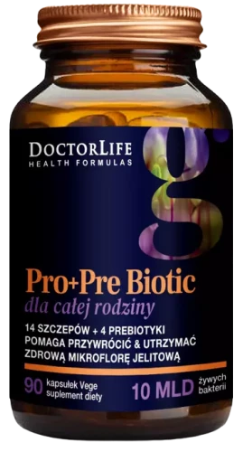 Pro+Pre Biotic Dla Rodziny 90 kaps, Doctor Life