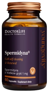 Doctor Life Spermidyna 1mg 60 kapsułek - Antyoksydant Koncentracja Trawienie Autofagi