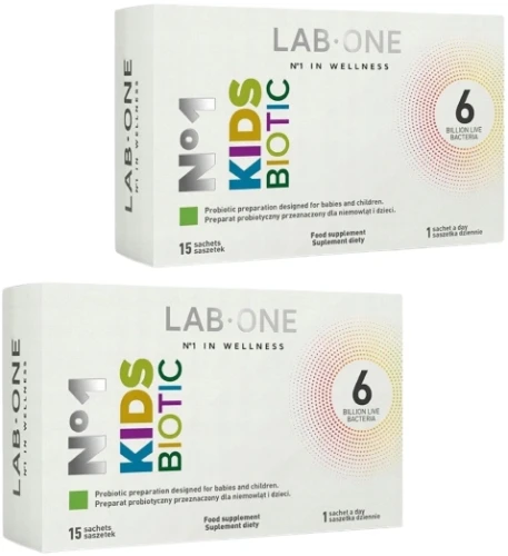 2 x N°1 KIDSbiotic, Lab One