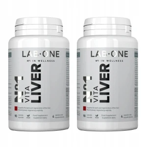 Lab One N°1 Vita LIVER 2x 90 kapsułek - Wątroba Detoksykacja i Metabolizm Tłuszczu Zestaw