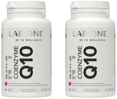 2 x N°1 Coenzyme Q10, Lab One