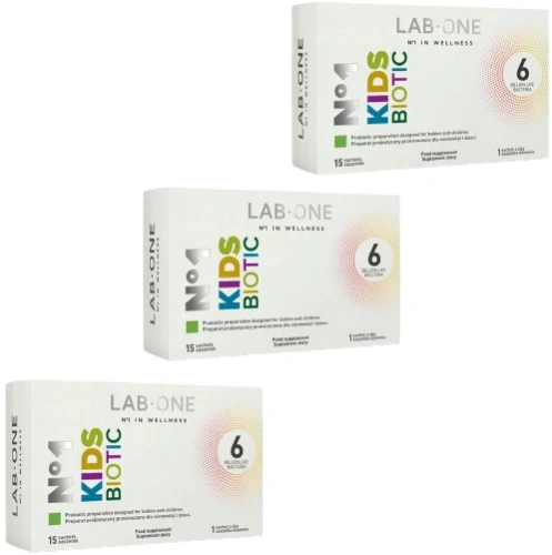 3 x N°1 KIDSbiotic, Lab One