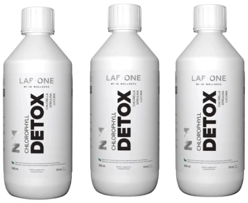 3 x N°1 Chlorophyll DETOX, Lab One