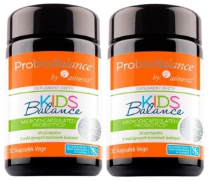 Zestaw 2x ProbioBALANCE, KIDS Balance 5 mld. x 30 vege caps. Aliness