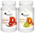 Zestaw Witamina D3 FORTE oil 4000 j.m. 120 kapsułek, Aliness + Witamina D3 2000IU, 120 kaps, Aliness