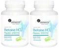 Zestaw 2x Betaina HCL, Pepsyna 650/150 mg x 100 kapsułek, Aliness