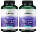 Zestaw 2x Triple Magnesium complex 100 kaps, Swanson