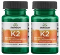 Zestaw 2x Witamina K2 naturalna 50mcg 30kapsułek żelowych, Swanson