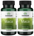 Zestaw 2x Maca 500mg 100 kaps , Swanson