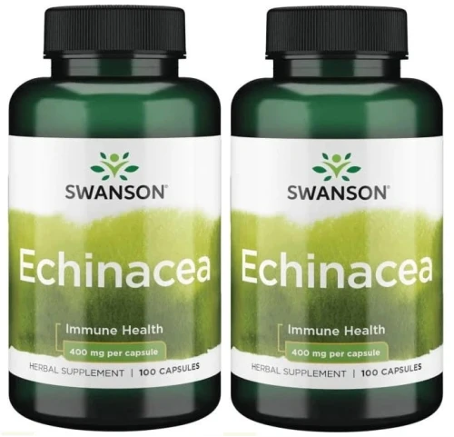 Zestaw 2x Echinacea 400mg 100kaps, Swanson