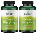 Zestaw 2x Kwas kaprylowy 600mg 60 kaps, Swanson