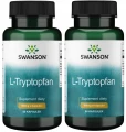 Zestaw 2x L-Tryptofan 500mg 60kaps, Swanson